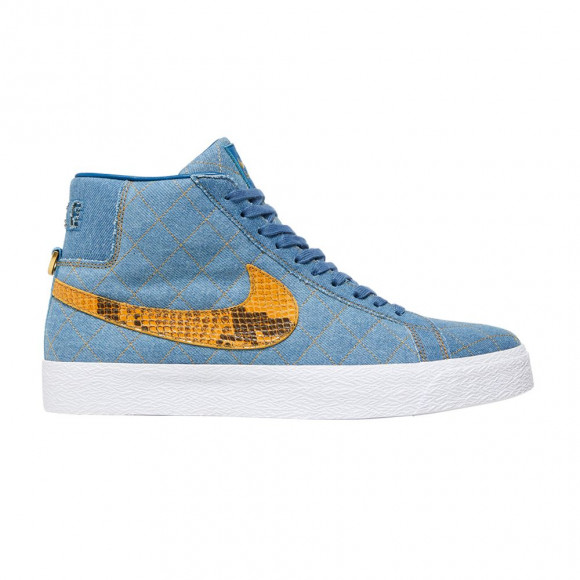 Nike Supreme x Zoom Blazer Mid QS SB 'Denim' Sample | Blue | Men's Size 9.5 - DX8421-1264156-QM
