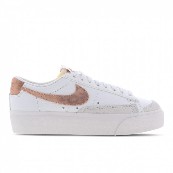 Nike Blazer Low Platform Women's Shoes - White - DX8947-100