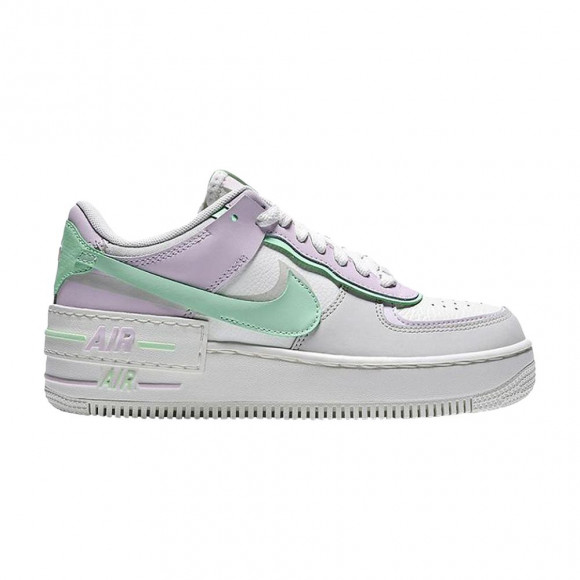 Nike Wmns Air Force1 Shadow 'White Purple Green' | Women's Size 9.5 - DZ1847-116