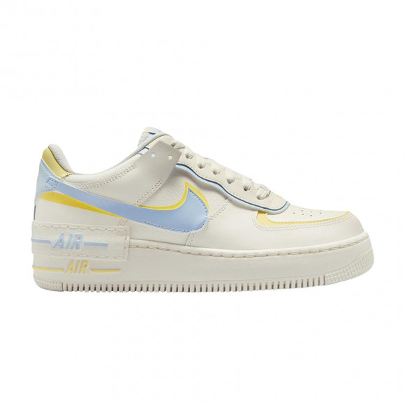 Nike Wmns Air Force 1 Shadow 'White Blue Yellow' | Women's Size 5 - DZ1847-118