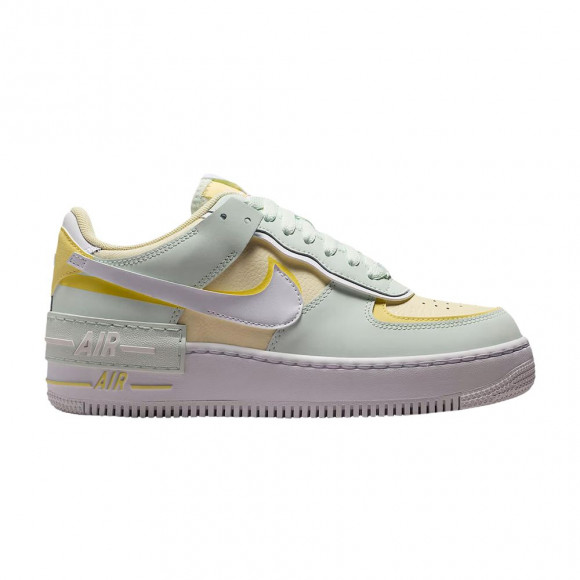 Nike Wmns Air Force1 Shadow 'Yellow White Green' | Women's Size 10 - DZ1847-301