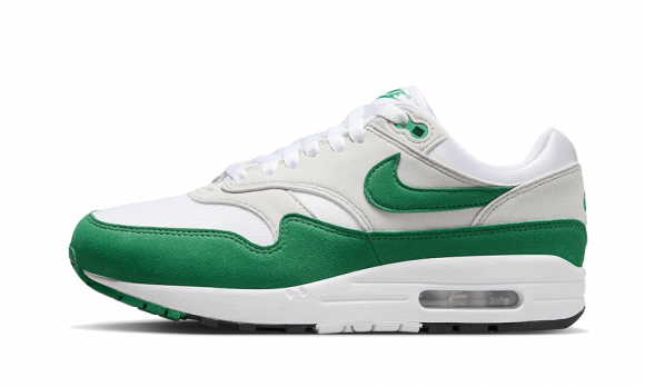 NIKE Wmns Air Max 1 '87, Sneakers, Femme, neutral grey/malachite/white/black, Taille: 36.5, tailles disponibles: - DZ2628-003