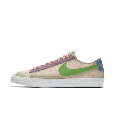 Chaussure personnalisable Nike Blazer Low '77 By You pour Homme - Blanc - DZ2654-900