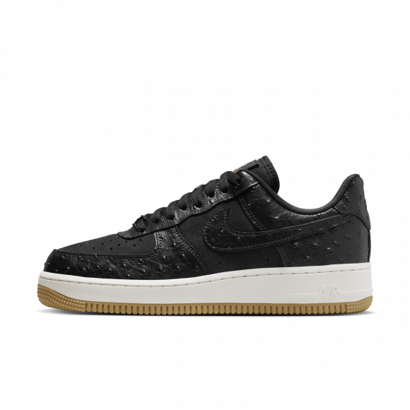 Nike WMNS AIR FORCE 1 '07 LX 'Black Ostrich' - DZ2708-002