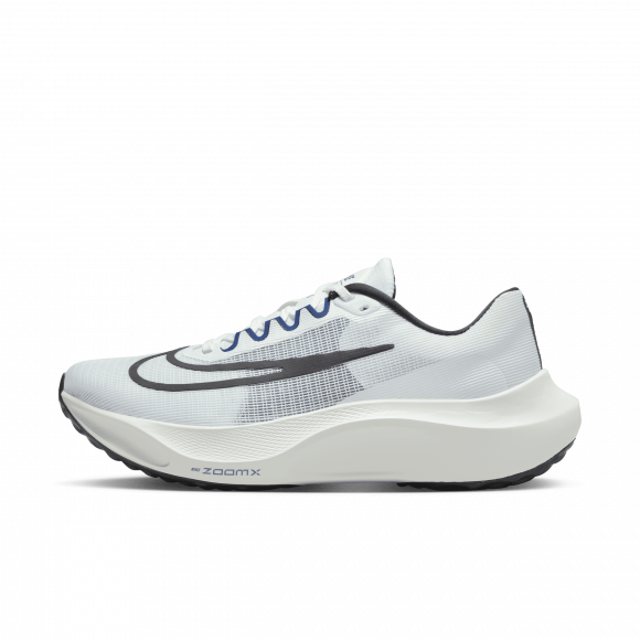 Nike Zoom Fly 5 Low Tops White Black WHITE/BLACK Marathon Running Shoes DZ2769-101 - DZ2769-101