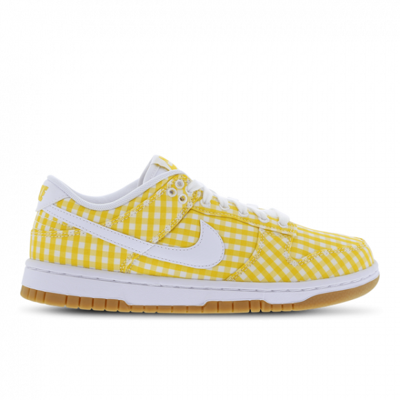 Wmns Dunk Low 'Yellow Gingham' - DZ2777-700