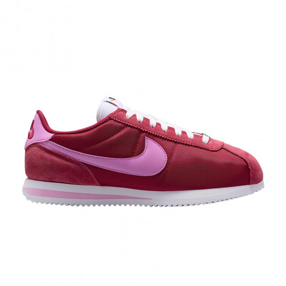 Nike Wmns Cortez Textile 'Tough Red White Safety Orange Light Magenta' | Women's Size 7 - DZ2795-610