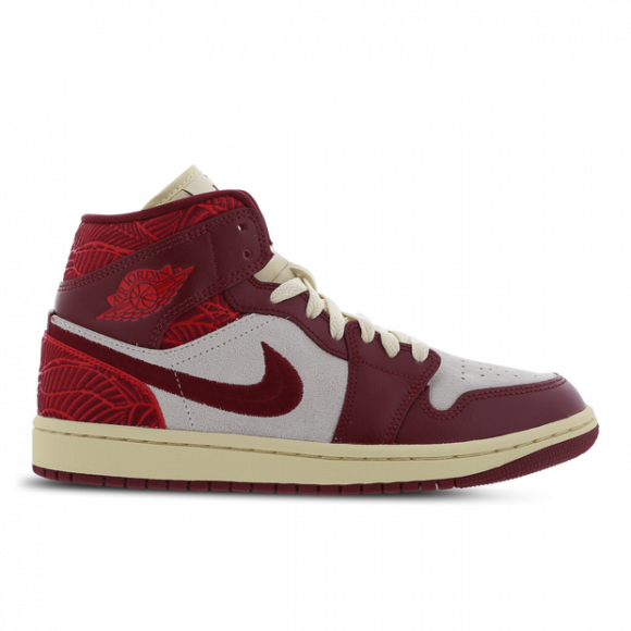 Jordan 1 Mid SE Tiki Leaf Team Red (W) - DZ2820-601