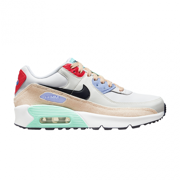 Air Max 90 Leather SE GS 'Patches' - DZ2888-100
