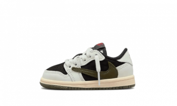 Travis Scott x Air Jordan 1 Low OG TD 'Olive' - DZ5908-106