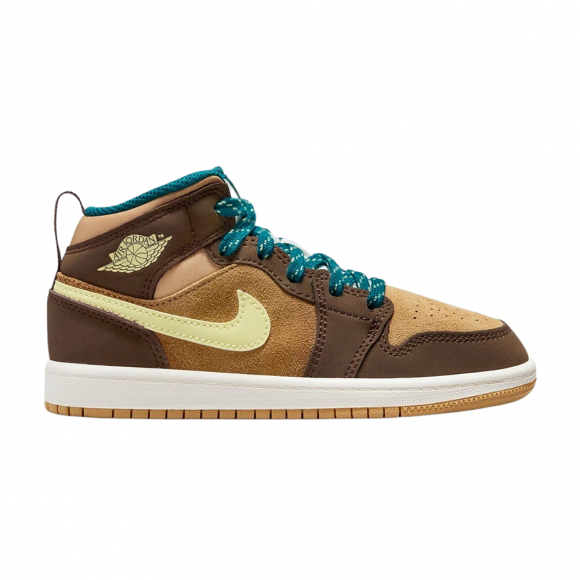 Air Jordan 1 Mid SE PS 'Cacao Wow' - DZ6338-200