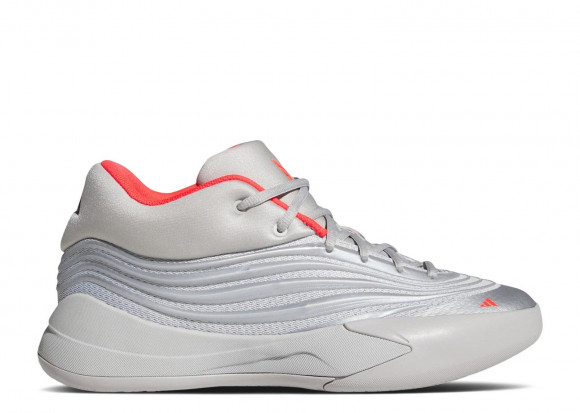 adidas Dame 10 'Silver Metallic Lucid Red' | Grey | Men's - Dame-10