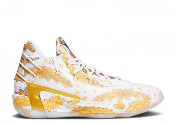 Ric Flair x Dame 7 'White Gold Metallic' | White | Men's - Dame-7