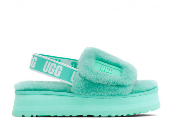 UGG Wmns Disco Slide Sandal 'Tide Pool' | Green | Women's - Disco-Slide