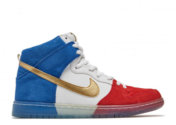 SB Dunk High 'Trico' | White | Men's - Dunk-SB