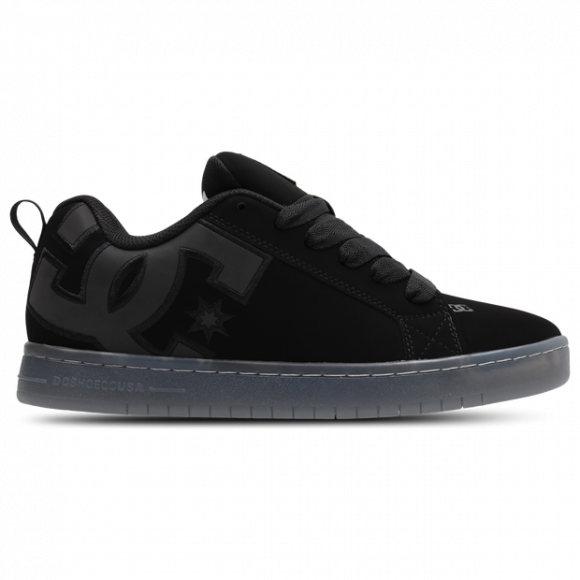 DC Sneakers Court Graffik Men's Sneakers - Black - Size 6 - Suede - EDYS100014-002