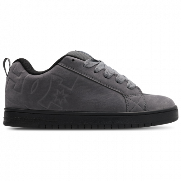 DC Sneakers Court Graffik Men's Sneakers - Grey - Size 6 - Suede - EDYS100017-DSD