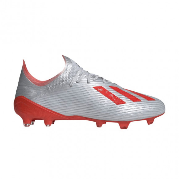 Adidas X 19+ FG Junior 'Silver Hi-Res Red' | Kid's Size 5 - EE3696