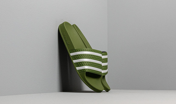 adidas Adilette Tech Olive/ Ftw White/ Tech Olive - EE6183