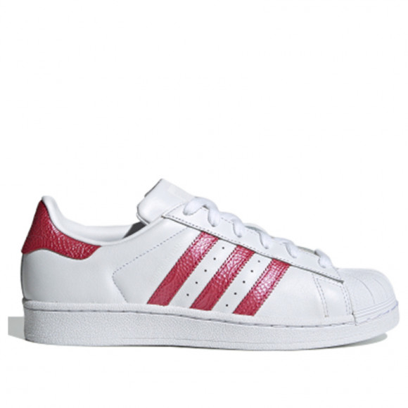 Adidas Womens WMNS Superstar 'Pink' Footwear White/Pink/Core Sneakers/Shoes EE9151