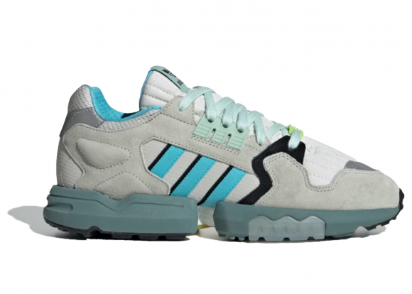 adidas Originals White and Grey ZX Torsion Sneakers - EF4344