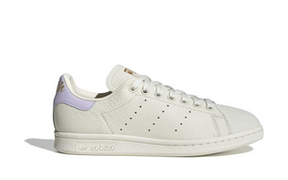 Adidas Womens WMNS Stan Smith 'Off White Purple Tint' Off White/Purple Tint/Gold Metallic Sneakers/Shoes EF6840 - EF6840