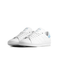 adidas Originals White and Blue Stan Smith Sneakers - EF6877