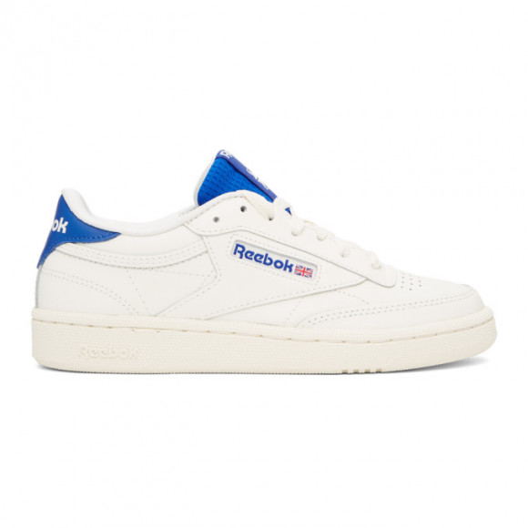 Off-White and Blue Club C 85 Sneakers 