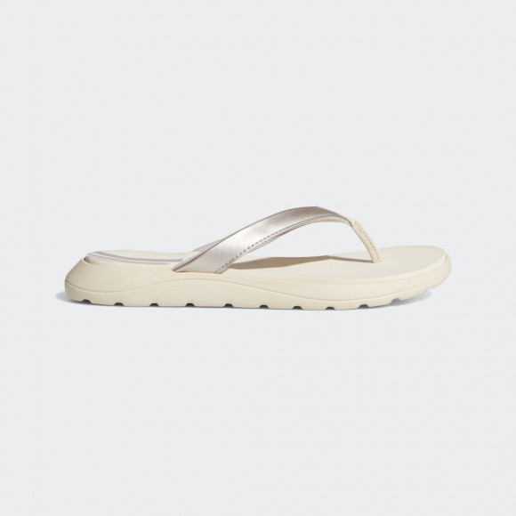 adidas Comfort FlipFlops Platinum Metallic Womens