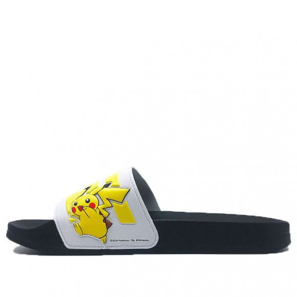 Pokmon x Adidas neo Adilette Shower waterproof Shoe Unisex Yellow - EG2210