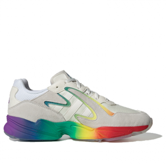 Adidas Yung-96 Chasm 'Pride' Cloud White/Footwear White/Scarlet Chunky Sneakers/Shoes EG3962 - EG3962