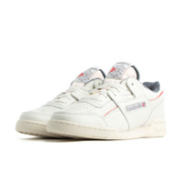 Reebok Classics White and Red Workout Plus 1987 TV Sneakers - EG6446