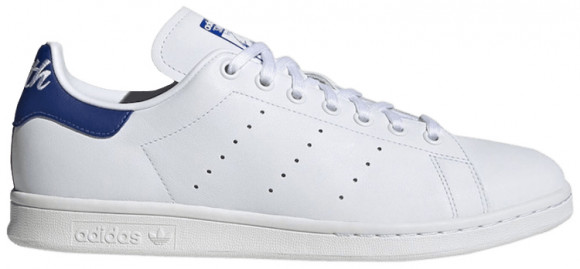 Adidas Stan Smith 'Cursive' Running White/Collegiate Royal/Red Sneakers/ Shoes