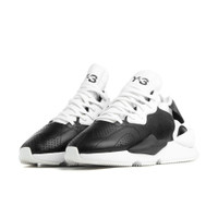 Y-3 Black and White Kaiwa Sneakers - EH1398