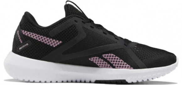 Womens Reebok Flexagon Force 2 'Black Pixel Pink' Black/Pixel Pink/Jasmine Pink WMNS Marathon Running Shoes/Sneakers EH3566 - EH3566