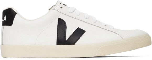 Veja White & Black Esplar Sneakers - EO0200005