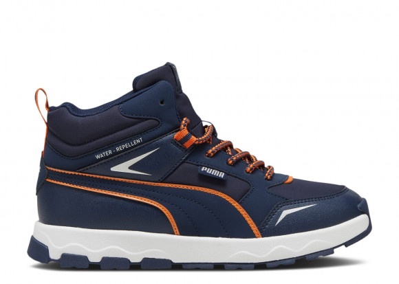 Puma Evolve Trail Big Kid 'Club Navy Maple Syrup' | Blue | Kid's - Evolve-Trail