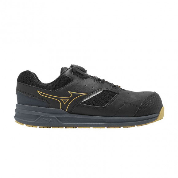 Mizuno Prime Fit LS 2 51L Wide BOA 'Black Yellow' | Men's Size 10 - F1GA247609