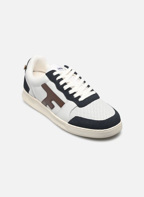 Baskets Faguo HAZEL BASKETS LEATHER SUEDE M pour Homme - F25CG3202-WHI07