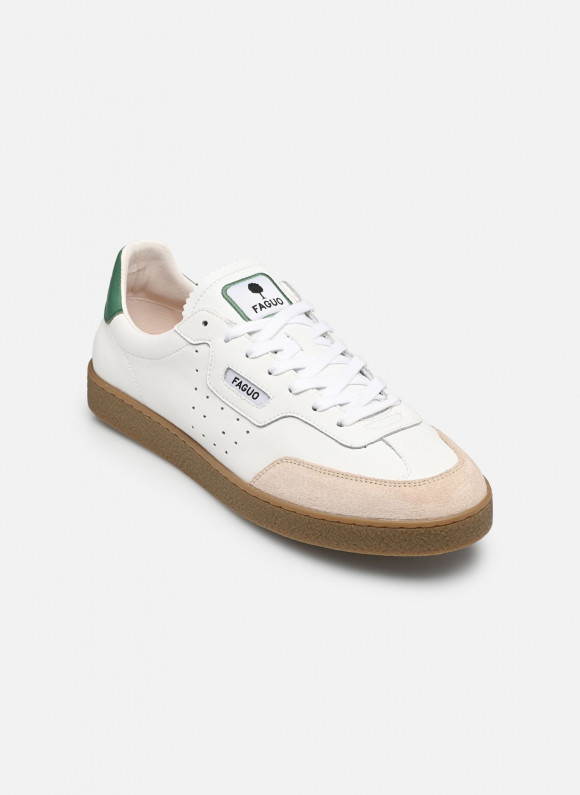 Baskets Faguo LUMBO LEATHER SUEDE M pour - F26CG3204-WHI82