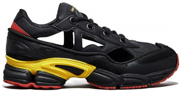 Raf Simons Black and Grey adidas Originals Edition RS Replicant Ozweego Sneakers - F34234