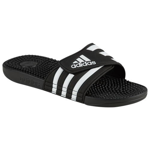 adidas Adissage Slide - Men's Shoes - Black / White - F3558,F35580