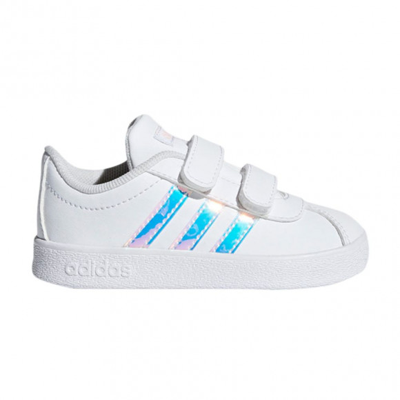 Adidas VL Court 2.0 J 'White Clear Orange' | Kid's Size 5 - F36408