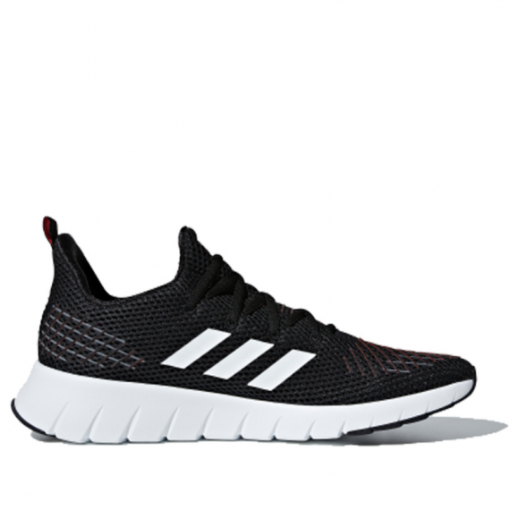 Adidas Asweego 'Core Black' Core Black/Cloud White/Solar Red Marathon Running Shoes/Sneakers F37038 - F37038