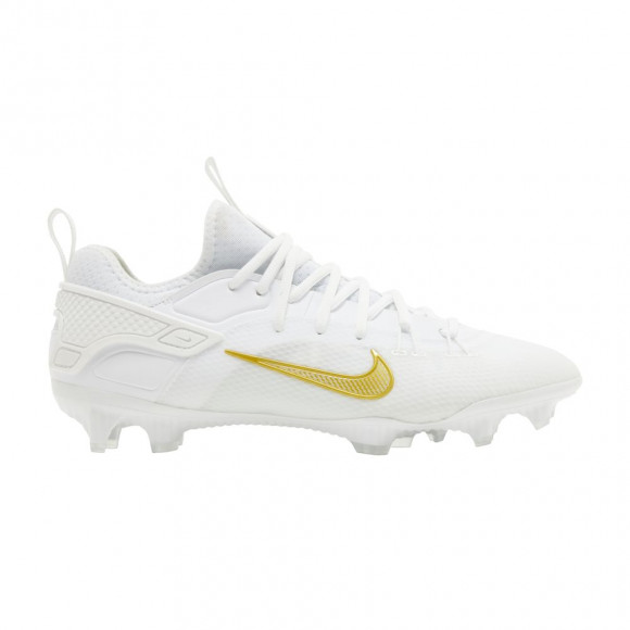 Nike Huarache 9 Elite Low LAX 'White Metallic Vivid Gold' | Men's Size 11.5 - FB1296-100