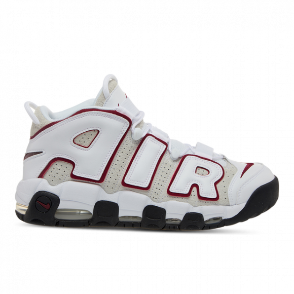 Nike Air More Uptempo '96n White/ Team Red-Summit White-Tm Best Grey - FB1380-100