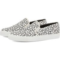 Kenzo Men's K-Skate Slip-On Monogram Sneakers in Pearl Grey - FB65SN187F72-94