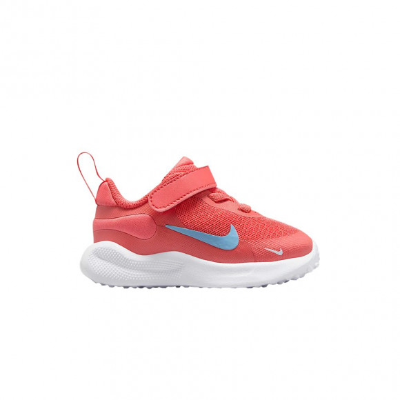 Nike Revolution 7 TD 'Magic Ember/Blue Tint/White/Psychic Blue' | Red | Infant Size 4 - FB7691-800