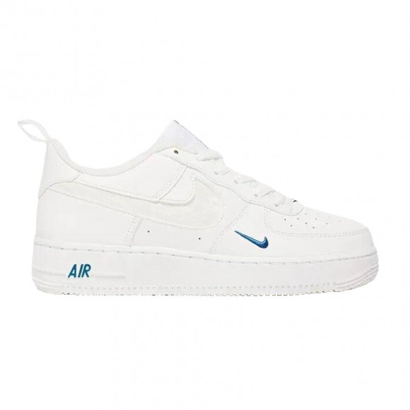 Nike Air Force 1 Low LV8 GS 'White Blue' | Kid's Size 5 - FB8034-100