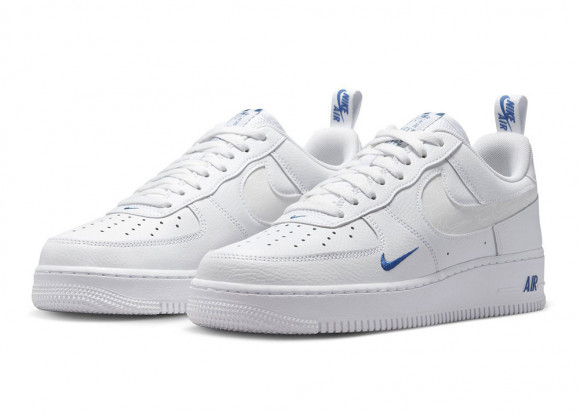 Nike Air Force 1 Low Reflective Swoosh White Blue - FB8971-100